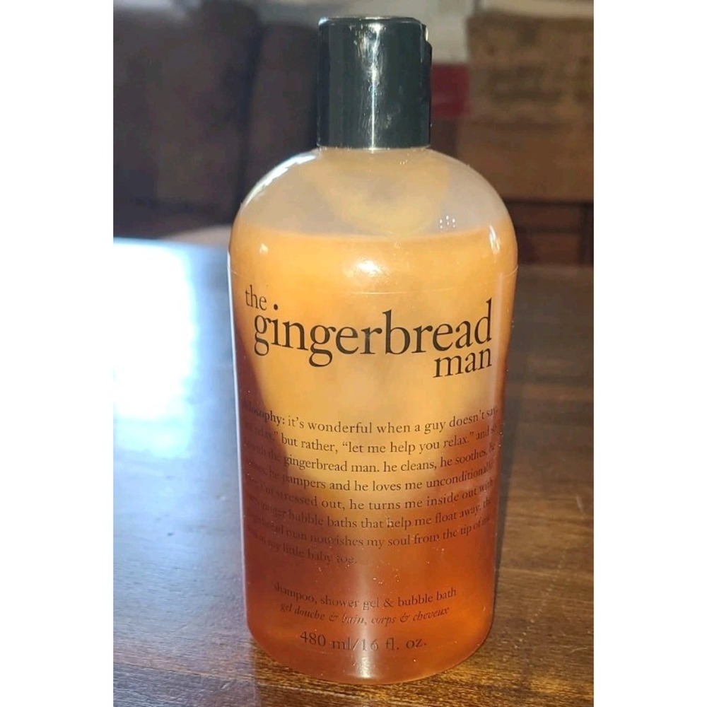 Philosophy The Gingerbread Man Shampoo, Shower Gel & Bath 16 oz Sealed New